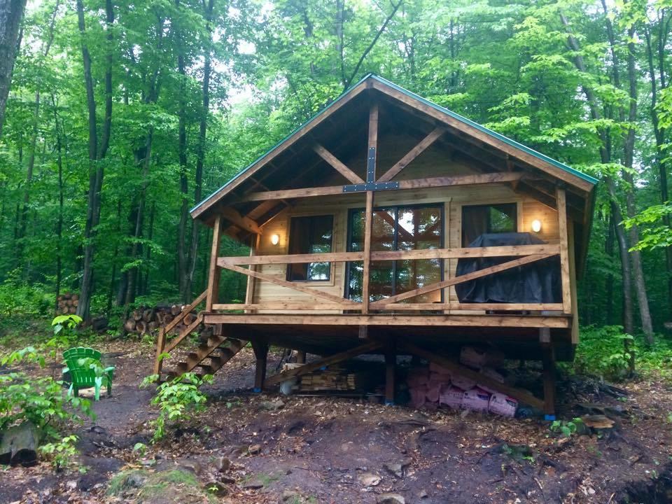 Les Cabines Nordik Des Piles Villa Saint-Jean-des Piles Eksteriør bilde