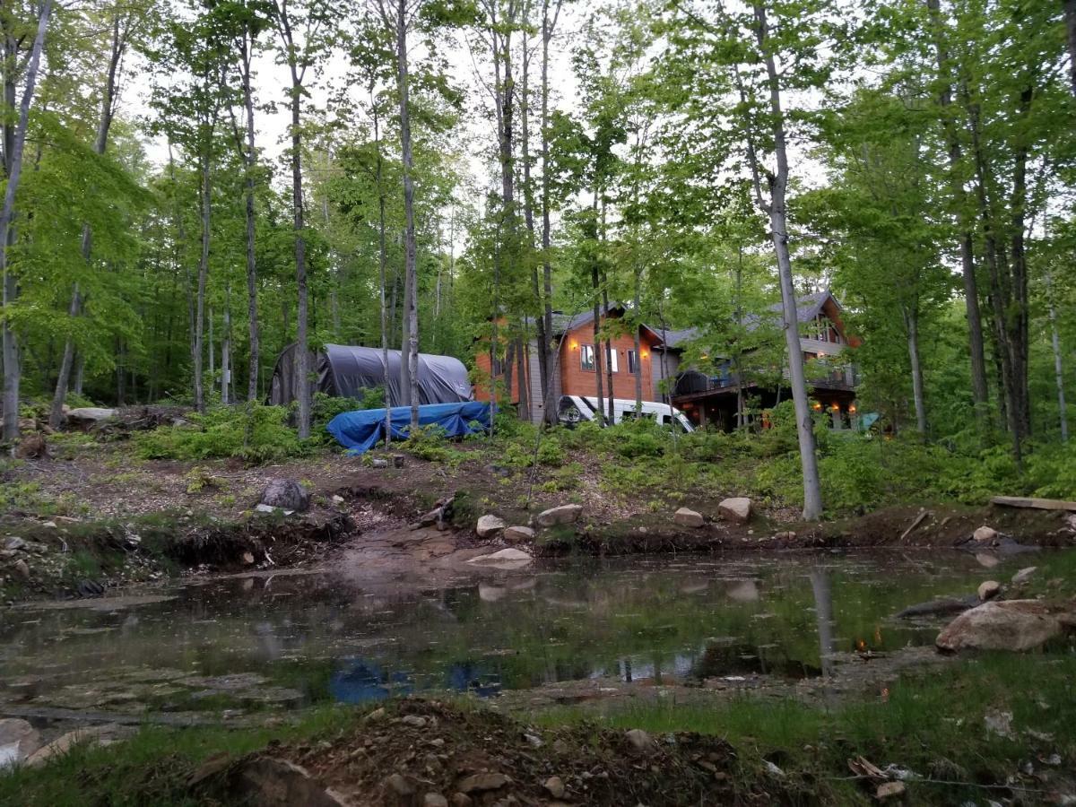 Les Cabines Nordik Des Piles Villa Saint-Jean-des Piles Eksteriør bilde